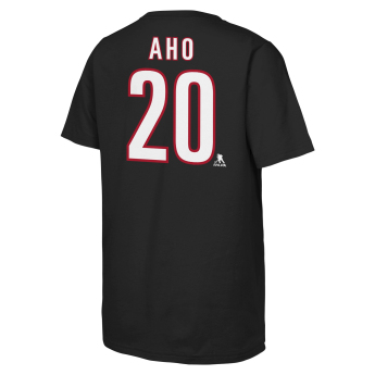 Carolina Hurricanes detské tričko NHL Flat Name & Number Short Sleeve Cotton