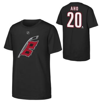 Carolina Hurricanes detské tričko NHL Flat Name & Number Short Sleeve Cotton