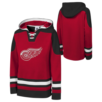 Detroit Red Wings detská mikina s kapucňou NHL Ageless Must Have – Home Pullover