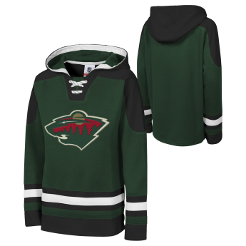 Minnesota Wild detská mikina s kapucňou NHL Ageless Must Have – Home Pullover