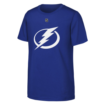 Tampa Bay Lightning detské tričko Andrei Vasilevskiy #88 NHL Flat Name & Number Short Sleeve