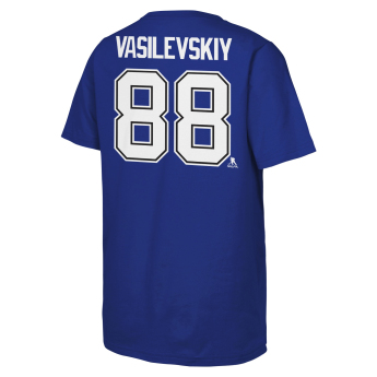 Tampa Bay Lightning detské tričko NHL Flat Name & Number Short Sleeve