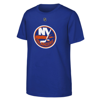 New York Islanders detské tričko Matthew Schaefer #48 NHL Flat Name & Number Short Sleeve Cotton
