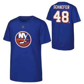 New York Islanders detské tričko NHL Flat Name & Number Short Sleeve Cotton