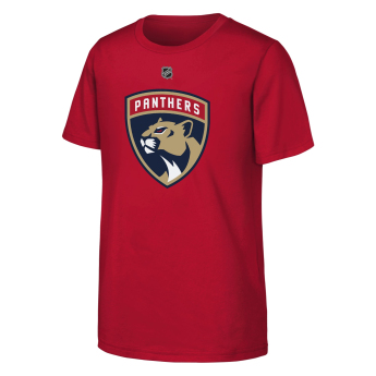 Florida Panthers detské tričko NHL Flat Name & Number Short Sleeve Cotton