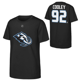 Utah Hockey Club detské tričko NHL Flat Name & Number Short Sleeve Cotton