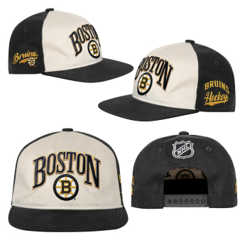 Boston Bruins detská čiapka baseballová šiltovka NHL Flatbrim Arch Deadstock Snapback