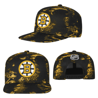 Boston Bruins detská čiapka baseballová šiltovka NHL Dynamics Flat Brim Snapback