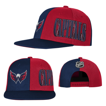 Washington Capitals detská čiapka baseballová šiltovka NHL Icebound Flatbrim Snapback