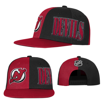 New Jersey Devils detská čiapka baseballová šiltovka NHL Icebound Flatbrim Snapback