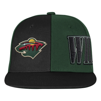 Minnesota Wild detská čiapka baseballová šiltovka NHL Icebound Flatbrim Snapback