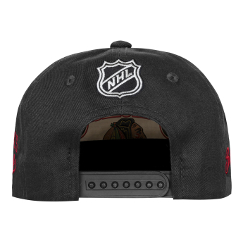 Chicago Blackhawks detská čiapka baseballová šiltovka NHL Flatbrim Arch Deadstock Snapback