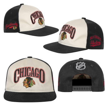 Chicago Blackhawks detská čiapka baseballová šiltovka NHL Flatbrim Arch Deadstock Snapback