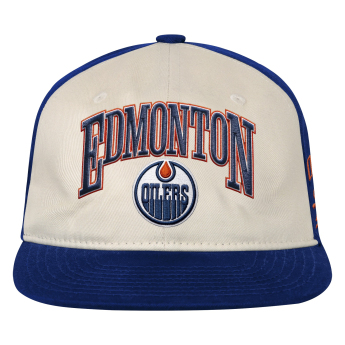 Edmonton Oilers detská čiapka baseballová šiltovka NHL Flatbrim Arch Deadstock Snapback