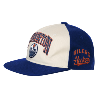 Edmonton Oilers detská čiapka baseballová šiltovka NHL Flatbrim Arch Deadstock Snapback