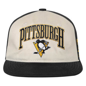 Pittsburgh Penguins detská čiapka baseballová šiltovka NHL Flatbrim Arch Deadstock Snapback
