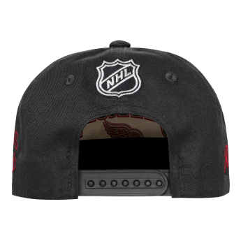 Detroit Red Wings detská čiapka baseballová šiltovka NHL Flatbrim Arch Deadstock Snapback