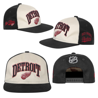 Detroit Red Wings detská čiapka baseballová šiltovka NHL Flatbrim Arch Deadstock Snapback