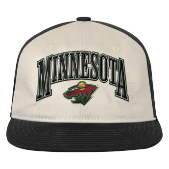 Minnesota Wild detská čiapka baseballová šiltovka NHL Flatbrim Arch Deadstock Snapback