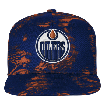 Edmonton Oilers detská čiapka baseballová šiltovka NHL Dynamics Flat Brim Snapback