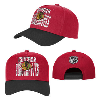 Chicago Blackhawks detská čiapka baseballová šiltovka NHL Icebound Pro Crown