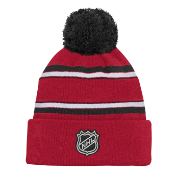 Chicago Blackhawks detská zimná čiapka NHL 3rd Jersey Jacquard Cuff Pom