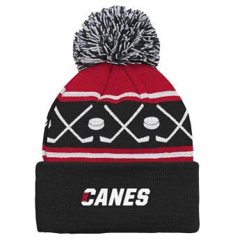 Carolina Hurricanes detská zimná čiapka NHL Face-Off Cuff Pom