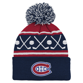 Montreal Canadiens detská zimná čiapka NHL Face-Off Cuff Pom
