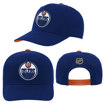 Edmonton Oilers detská čiapka baseballová šiltovka NHL Precurved Snap