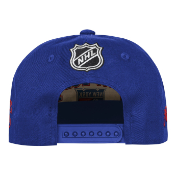 New York Rangers detská čiapka baseballová šiltovka NHL Flatbrim Arch Deadstock Snapback