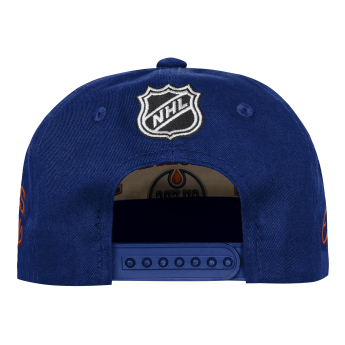 Edmonton Oilers detská čiapka baseballová šiltovka NHL Flatbrim Arch Deadstock Snapback