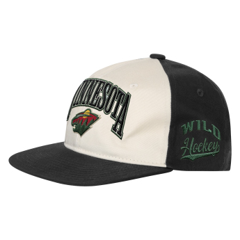 Minnesota Wild detská čiapka baseballová šiltovka NHL Flatbrim Arch Deadstock Snapback