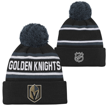 Vegas Golden Knights detská zimná čiapka NHL 3rd Jersey Jacquard Cuff Pom