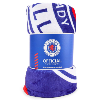 FC Rangers deka Geo Sherpa Fleece Blanket