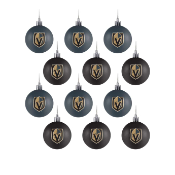 Vegas Golden Knights vianočné ozdoby NHL 12 Pack Ball Ornament Set