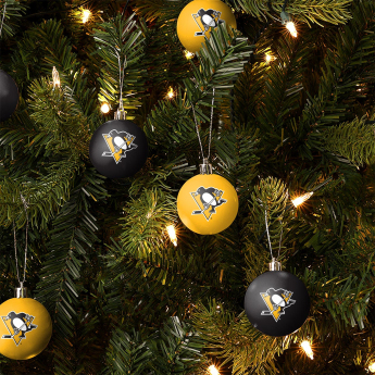 Pittsburgh Penguins vianočné ozdoby NHL 12 Pack Ball Ornament Set