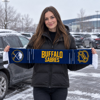 Buffalo Sabres zimný šál NHL Patch Letter