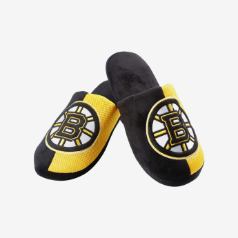 Boston Bruins pánske šľapky Logo Staycation Slipper