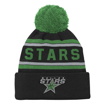 Dallas Stars detská zimná čiapka NHL 3Rd Jersey Jacquard Cuff Pom