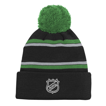 Dallas Stars detská zimná čiapka NHL 3Rd Jersey Jacquard Cuff Pom