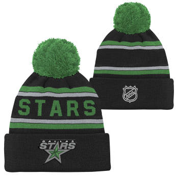 Dallas Stars detská zimná čiapka NHL 3Rd Jersey Jacquard Cuff Pom