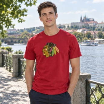 Chicago Blackhawks pánske tričko Primary Logo Graphic T-Shirt - VALUE