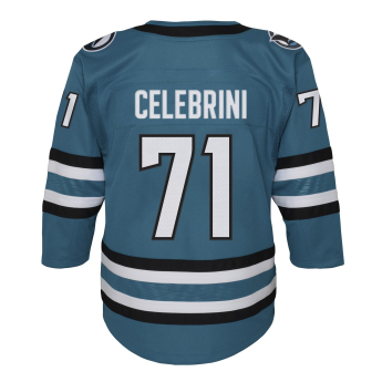 Dětský dres Macklin Celebrini #71 San Jose Sharks NHL Premier Home/Team
