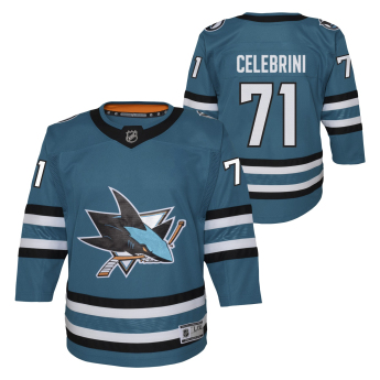 Dětský dres Macklin Celebrini #71 San Jose Sharks NHL Premier Home/Team