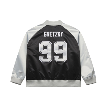 Pánská bunda Los Angeles Kings NHL Wayne Gretzky #99 Player Lightweight Satin Jacket