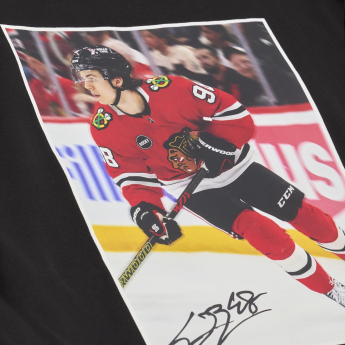 Pánská mikina Chicago Blackhawks NHL Connor Bedard #98 Player Fleece Hoodie