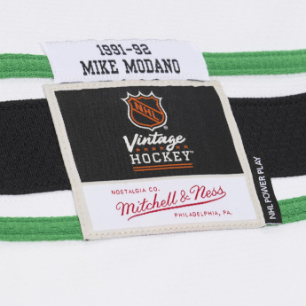 Pánský dres Minnesota North Stars NHL Mike Modano #9 1991 Power Play White Jersey