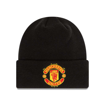 Manchester United detská čiapka baseballová šiltovka Cuff Knit black