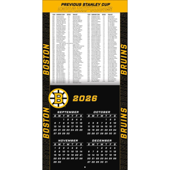 Boston Bruins kalendár NHL 2027 Wall