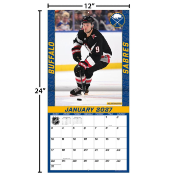 Buffalo Sabres kalendár NHL 2027 Wall